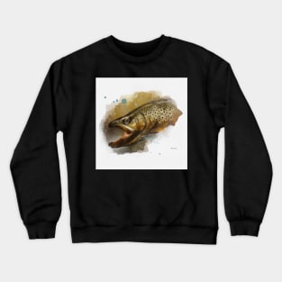 Brown Trout Crewneck Sweatshirt